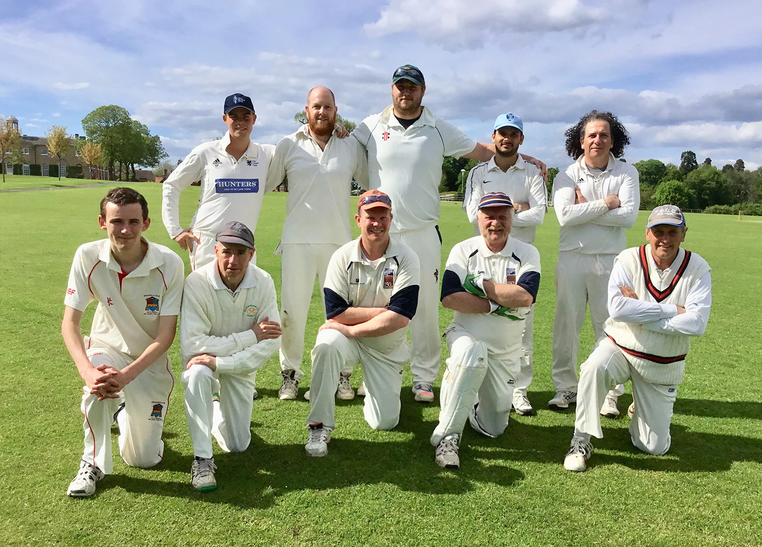 YG's team for the Sheffield Uni Staff Match 13th May