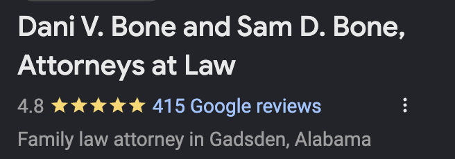 Sam Bone Google Reviews