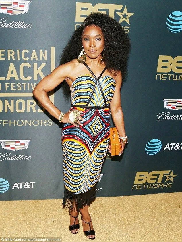 Angela Basset Wears Zambian Designer To Hollywood Awards Ceremony 