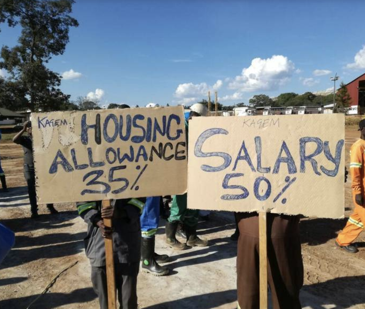 Kagem Miners Start Protest Over Pay