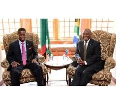 South African President Arrives in Zambia