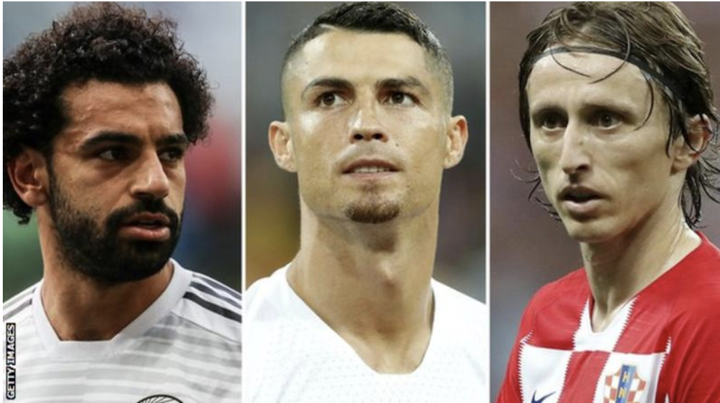 Ronaldo, Modric and Salah Fight It out For Fifa’s Best Player