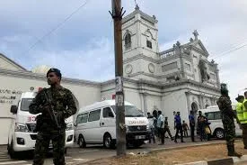 Scores of people killed after multiple blasts at churches and hotels in Sri Lanka