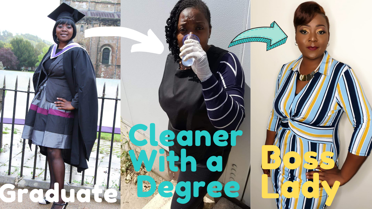 Zambian YouTuber Shares how she worked as a cleaner in the UK despite having a degree