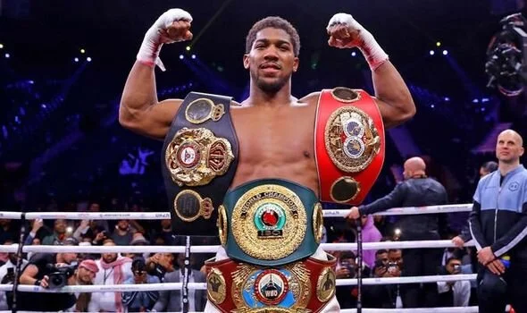 Anthony Joshua 'emotional' after regaining heavyweight world titles