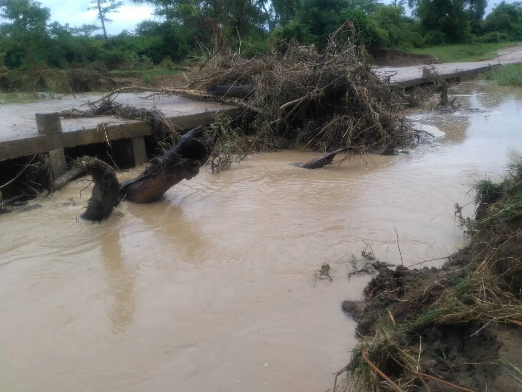 Makoye Bridge In Monze Washed Away By Flash Floods