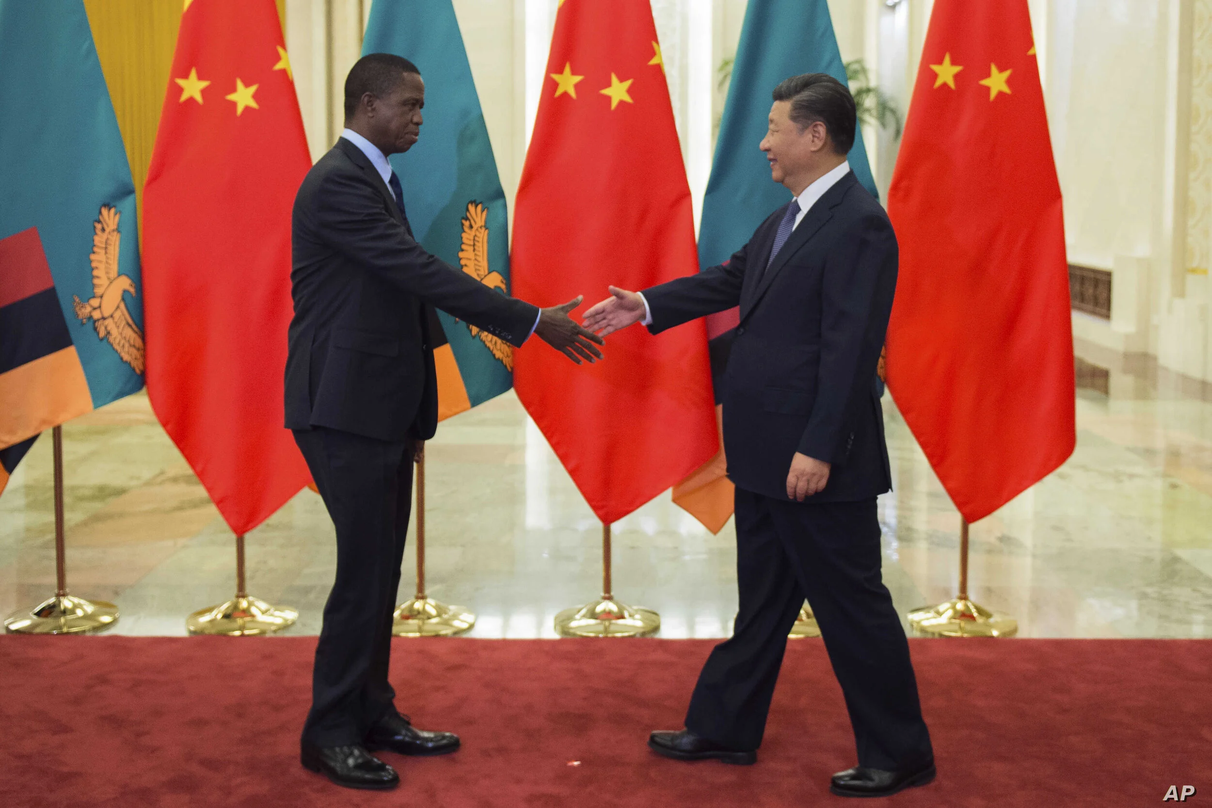 Lusaka Mayor Shuns Handshakes