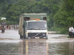 Heavy Downpour Floods Roads In Chilanga