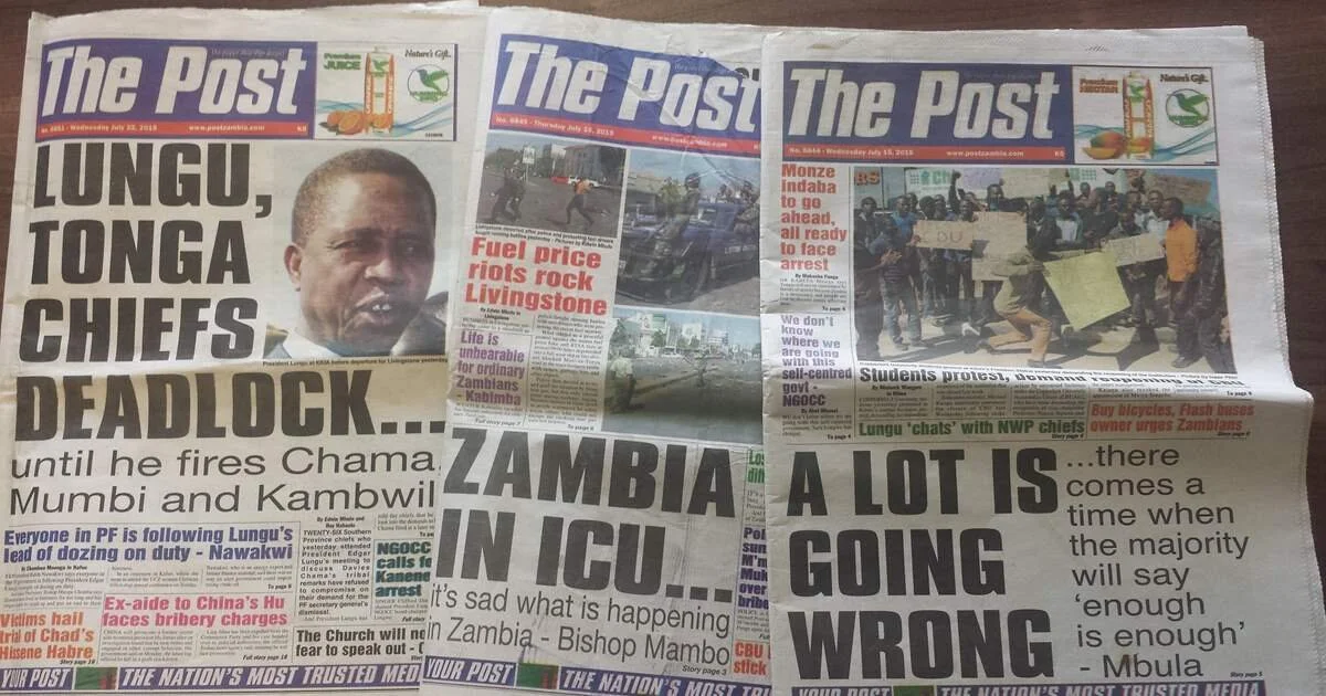 Pay Us Our Benefits, Post Newspaper Ex-workers Cry Out To President Lungu