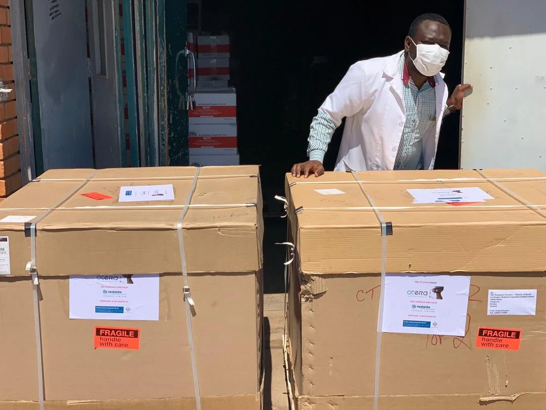 Respirators Arrive At MOH As Covid Cases Continue To Fall 