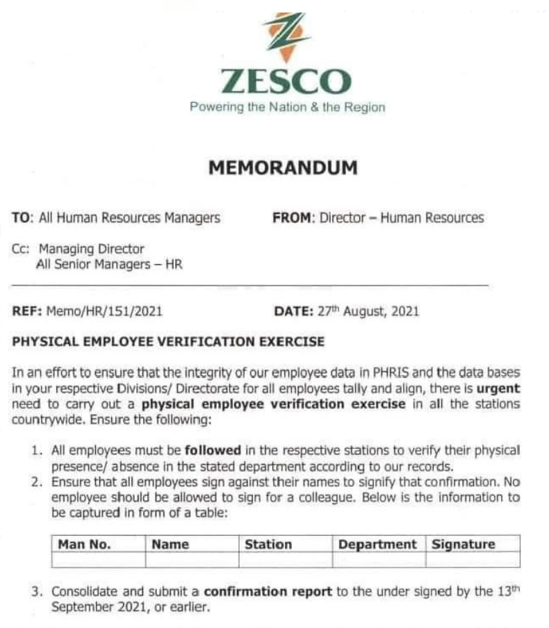 HH Removes Ghost Workers From Payrolls