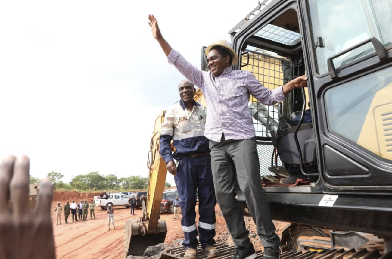 President Hichilema Opens New Zambian-Owned Mine In Luapula