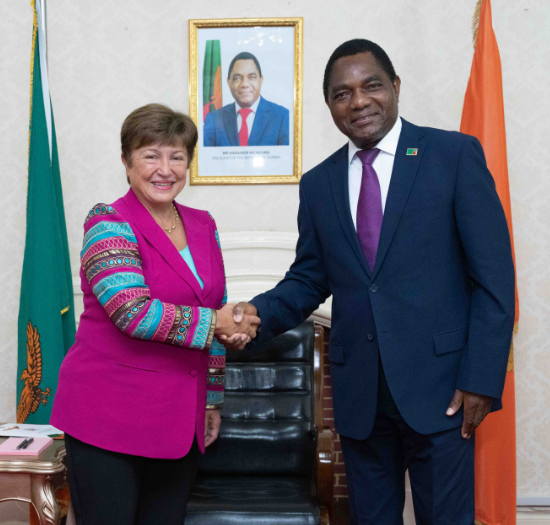 IMF Managing Director Confident of Zambia Debt Restructuring