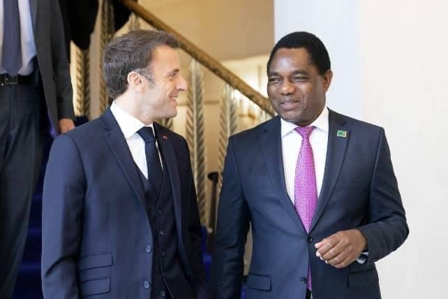 Presidents Hichilema And Macron Hold Debt Resolution Talks