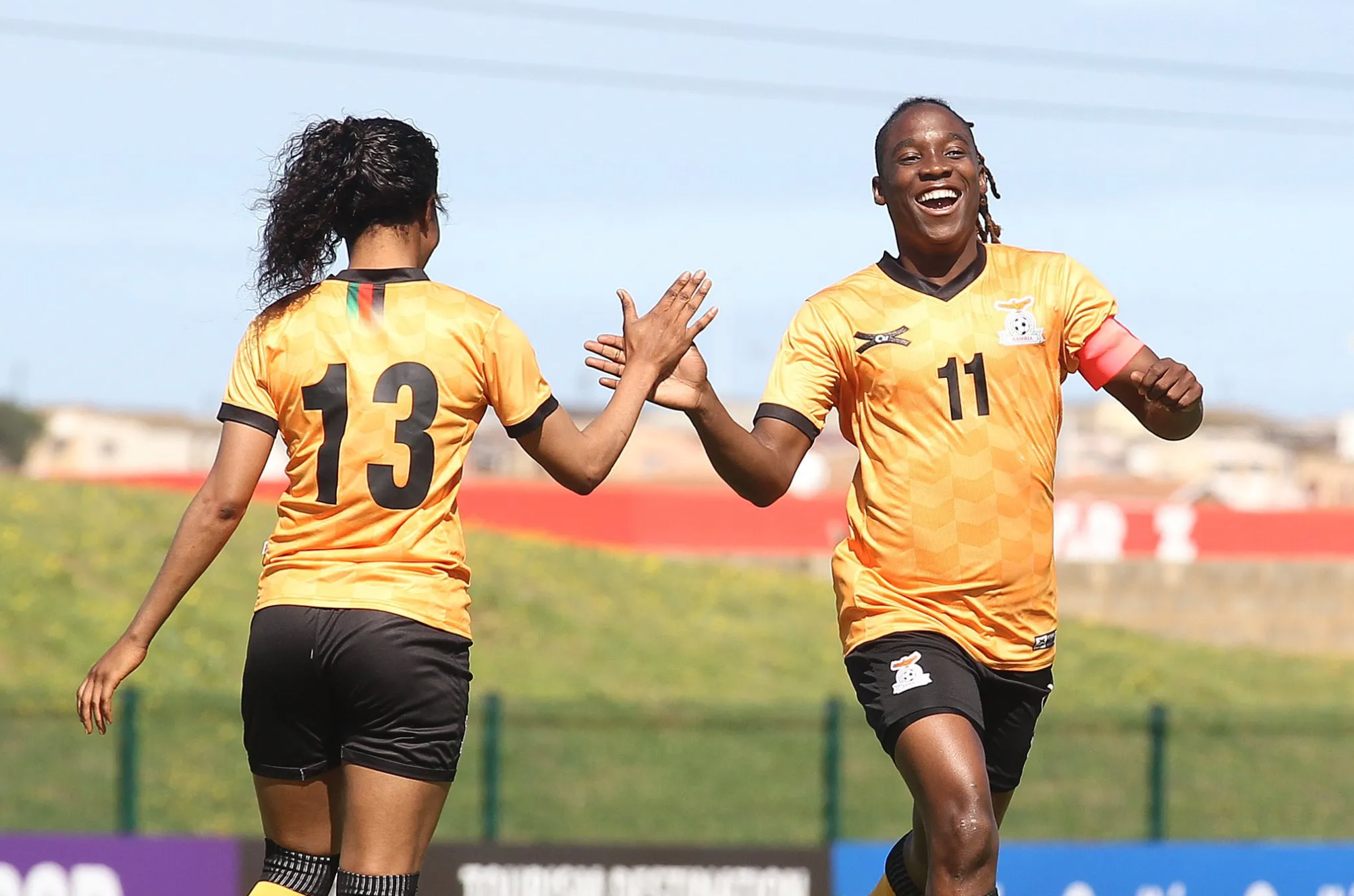 Copper Queens Supported by Avram Grant, Zambia Men's Coach.