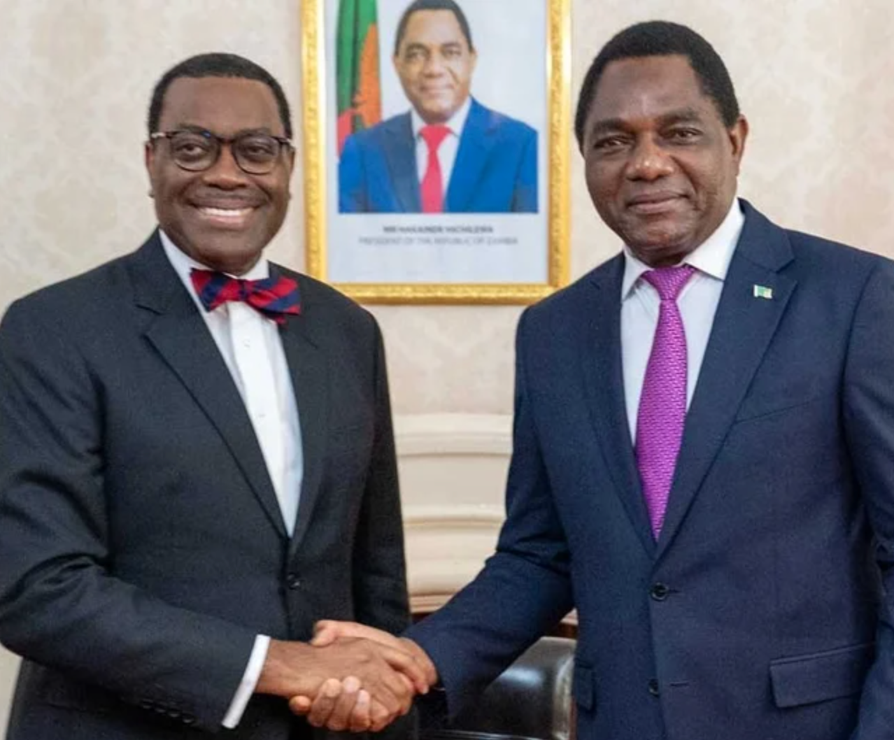  “Zambia is back. Zambia is bankable” says African Development Bank. 