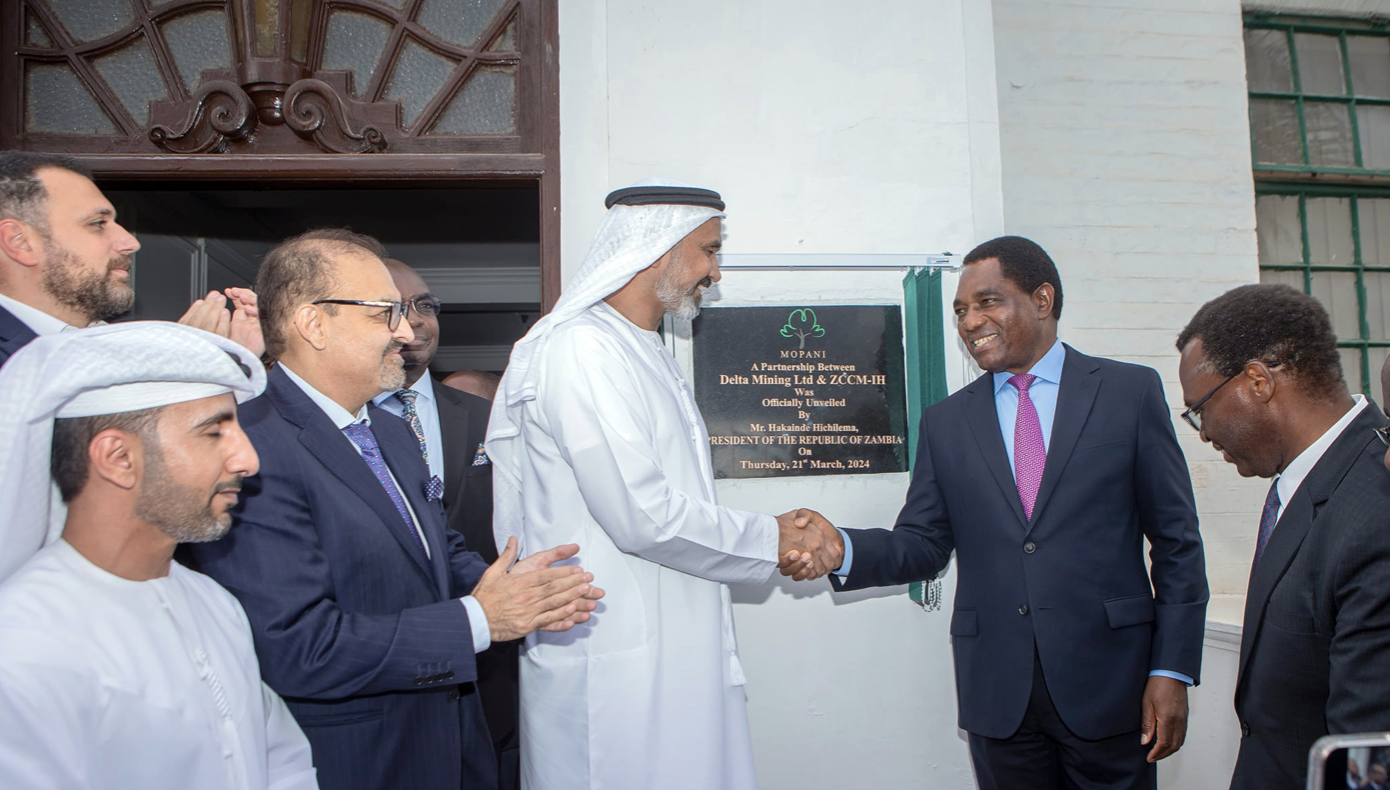 Hichilema Officiates Mopani Mines Equity Partner, Turnaround for Zambia