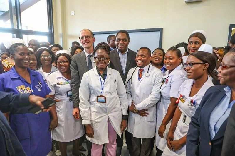President Hichilema Commissions Hospitals in Copperbelt