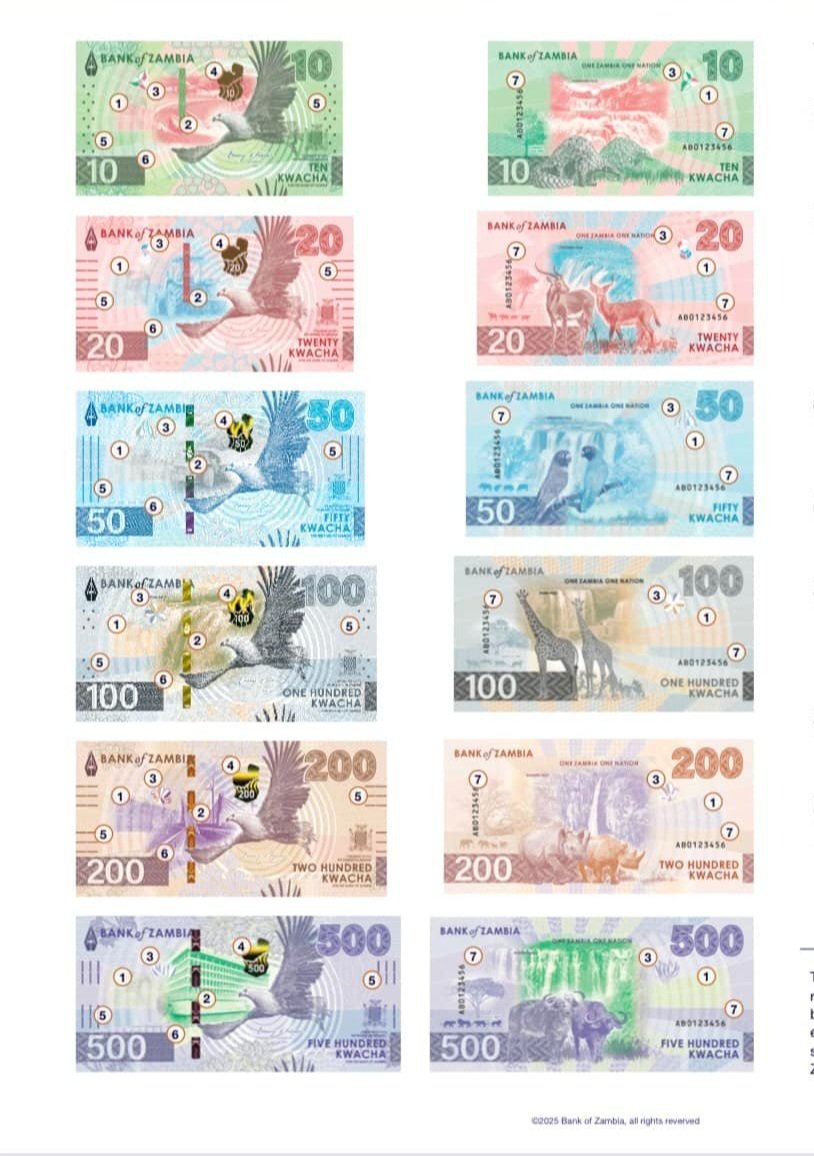 Bank of Zambia Introduces New Banknotes 