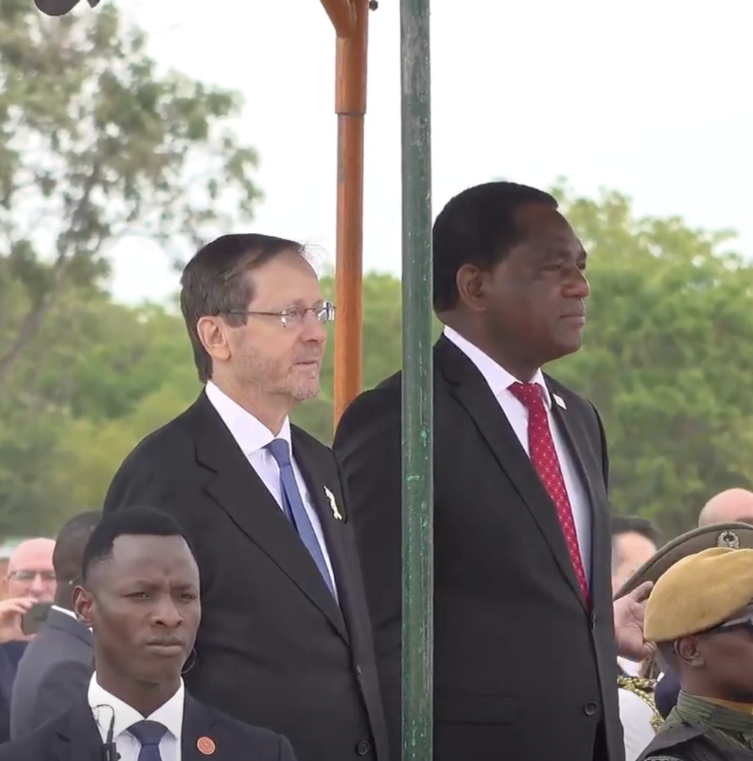 Israel's President Herzog Arrives in Zambia to Promote Investment 