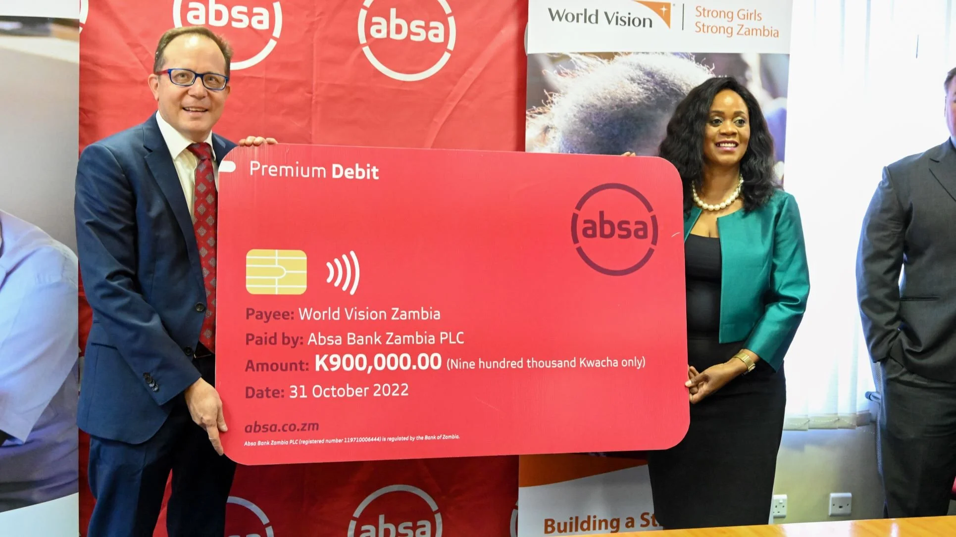Absa Donates K200,000 to Girls' Education Initiative