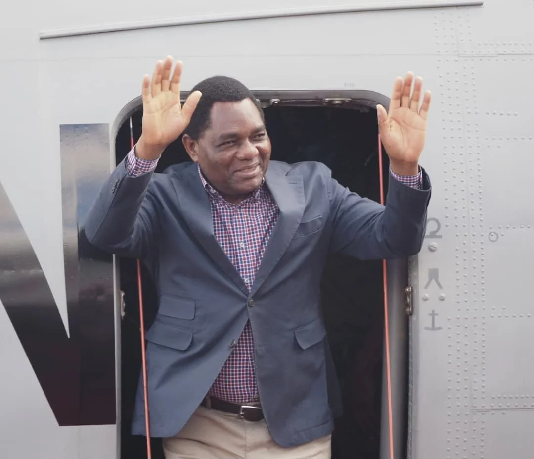 President Hichilema Arrives in Mansa for Luapula Investment Expo and Solar Power Plant Commissioning