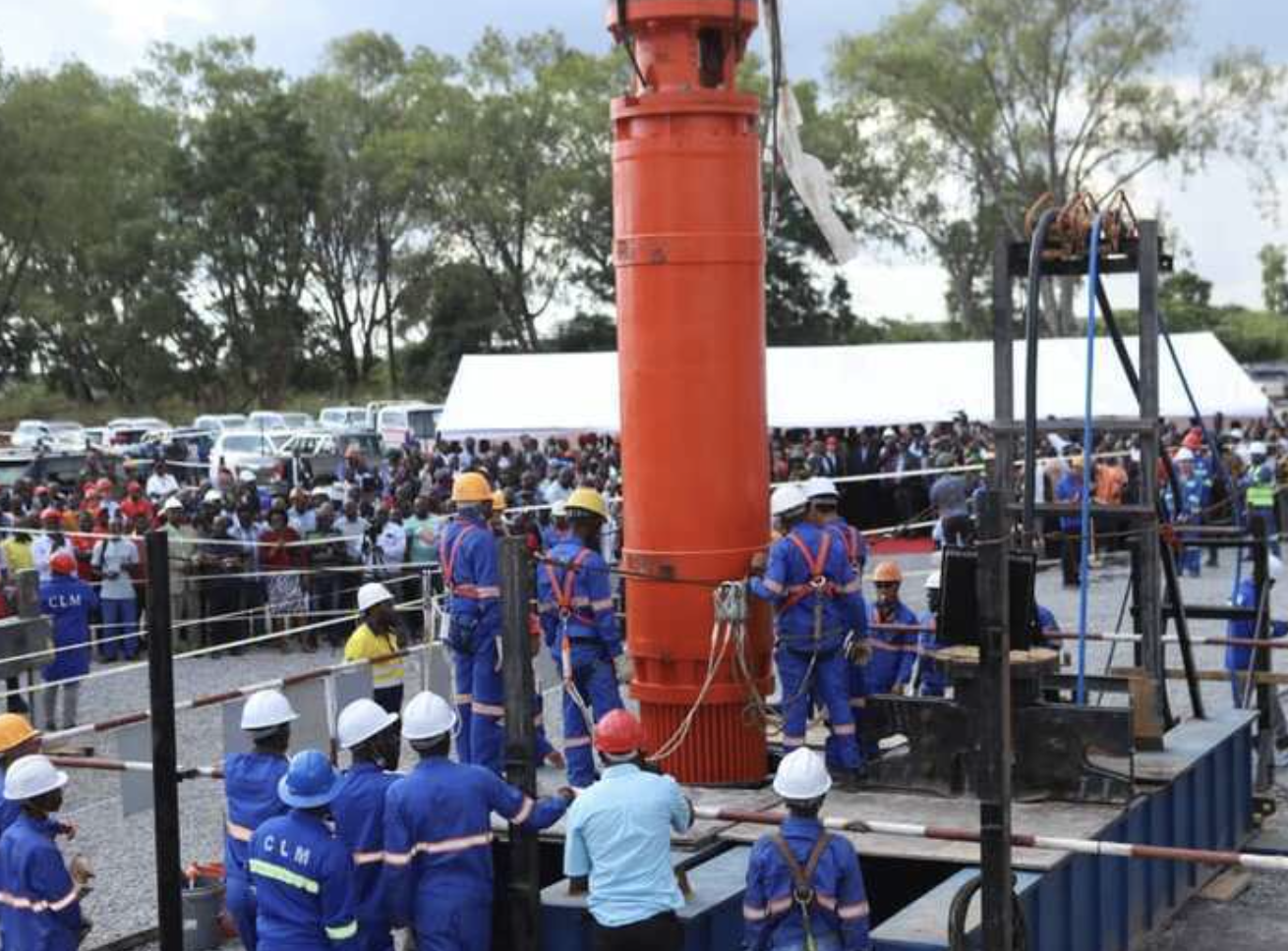 Shaft 28 on Track to Produce First Copper Ore This Year, Says President Hichilema