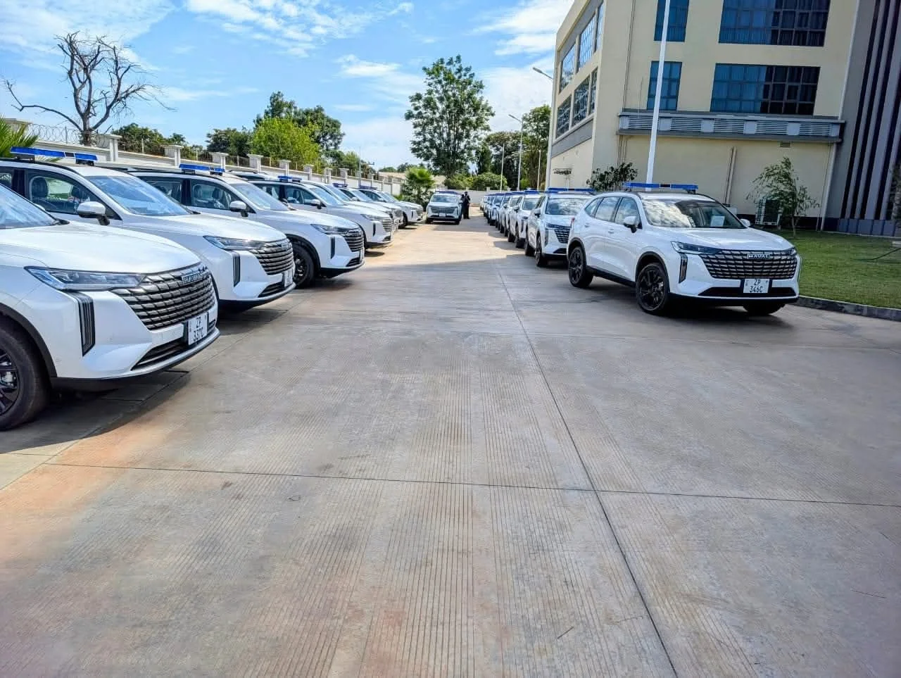 China Donates Fleet of 80 Vehicles to Strengthen Security Ahead of August Elections
