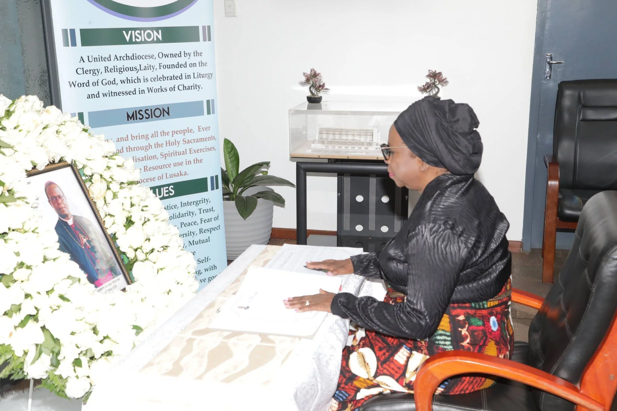 Vice President Nalumango Hails Late Archbishop Mpundu As A Man Of Principle