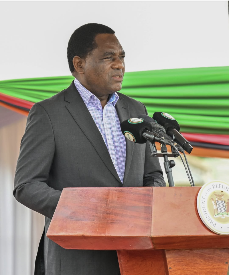 President Hichilema Visits Kapiri Mposhi