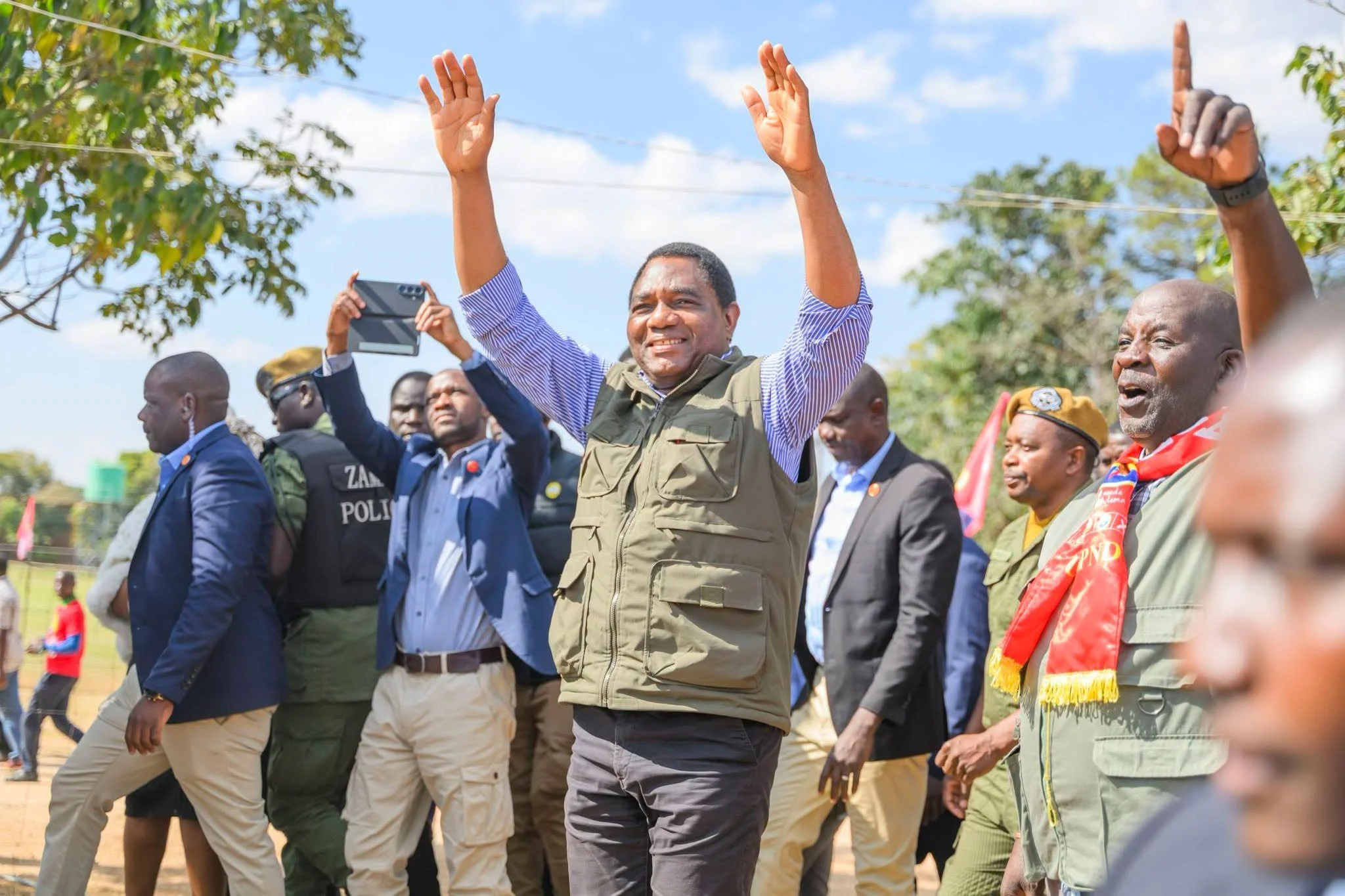 President Hichilema to Hold Rally Outside Heroes Stadium