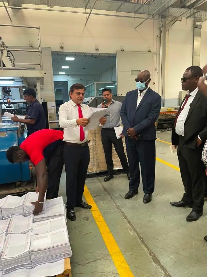 Presidential Ballot Papers Printing Completed in Dubai