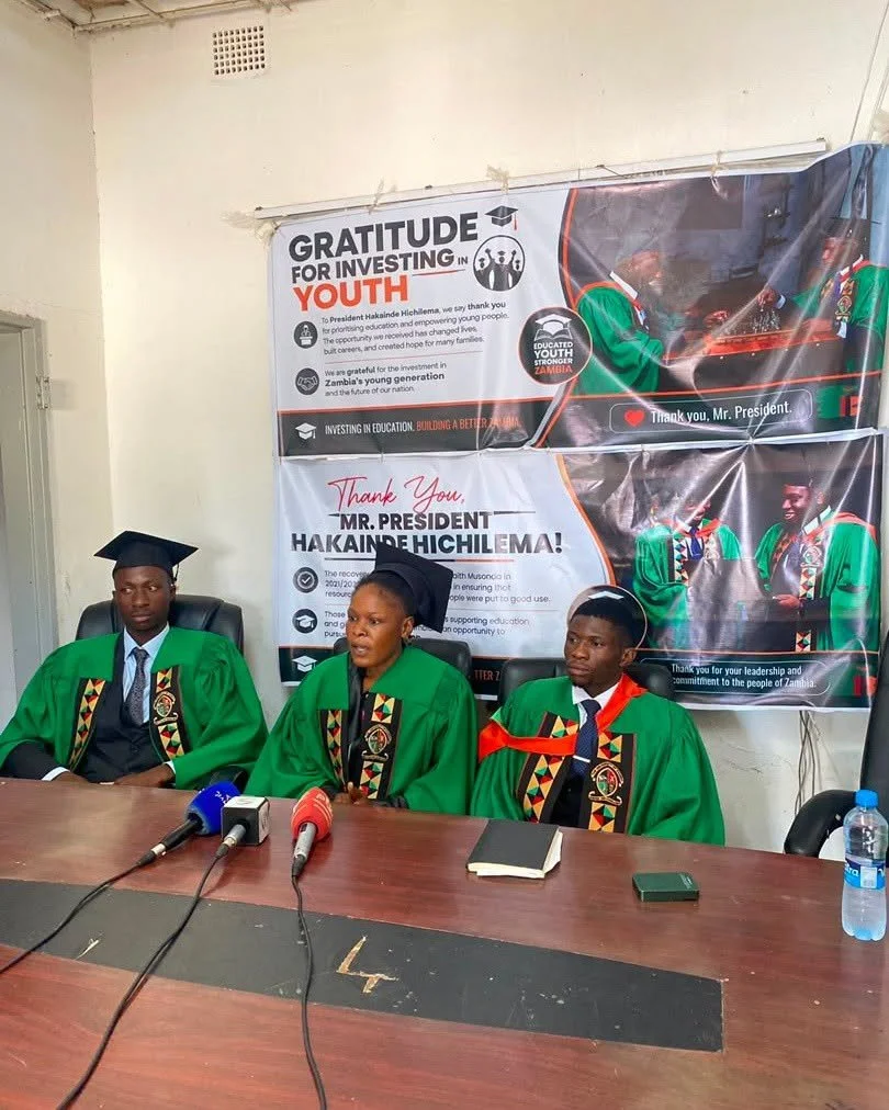  Students Funded by Recovered Musonda Millions Rally Behind Hichilema