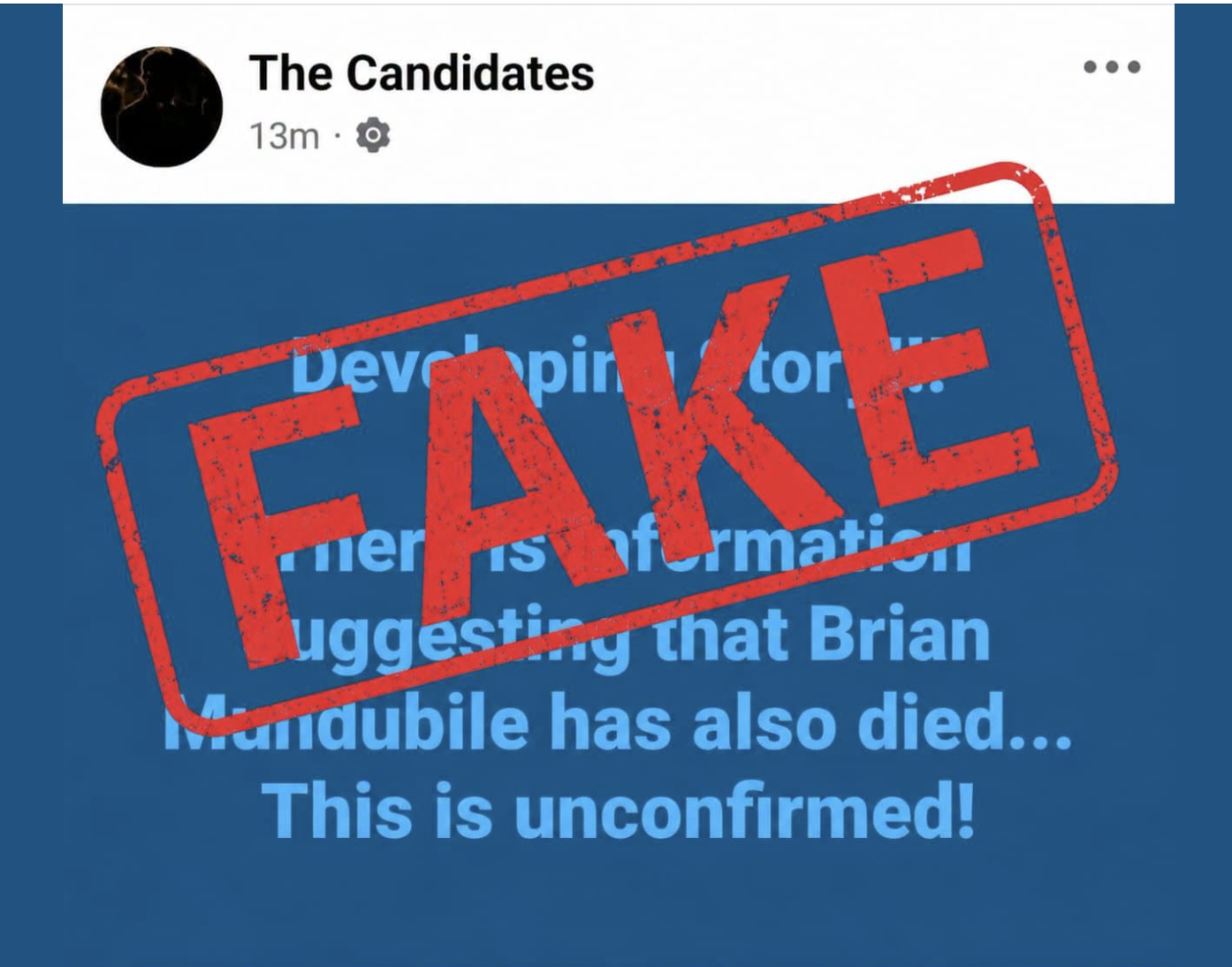 The Stories Circulating Online From These Pages are False