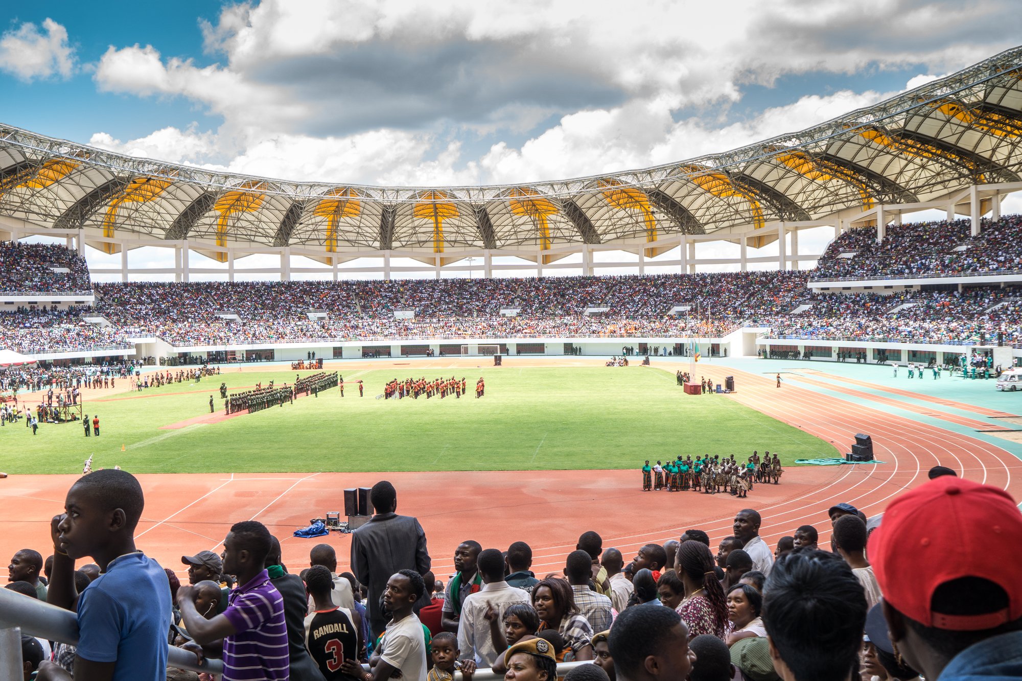 Zambians Gather in Numbers for Hichilema Inauguration