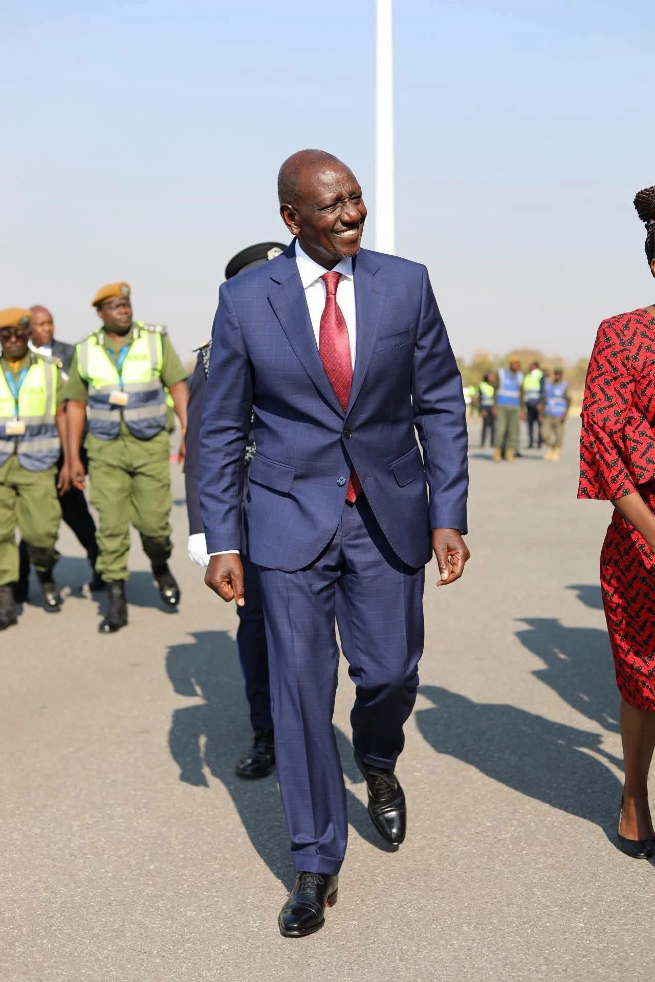 Kenyan President Ruto Arrives for HH Inauguration