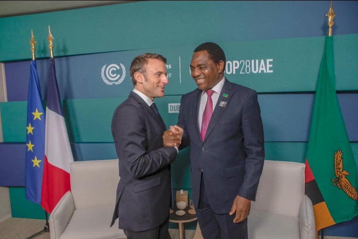 President Macron Congratulates President Hichilema on Re-election