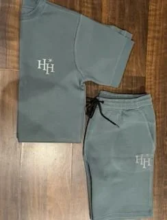 HH Neoprene Short Set  - Sage