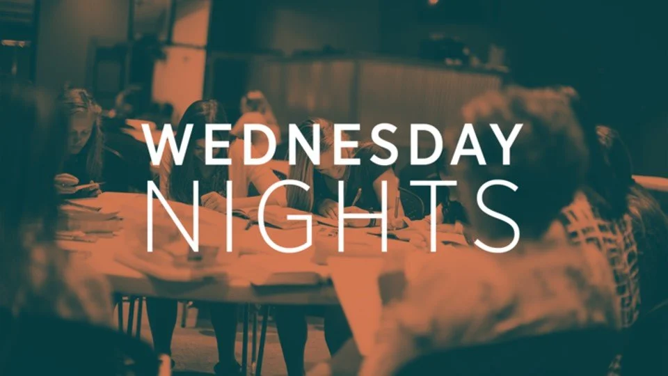 Wednesday night meal and programming