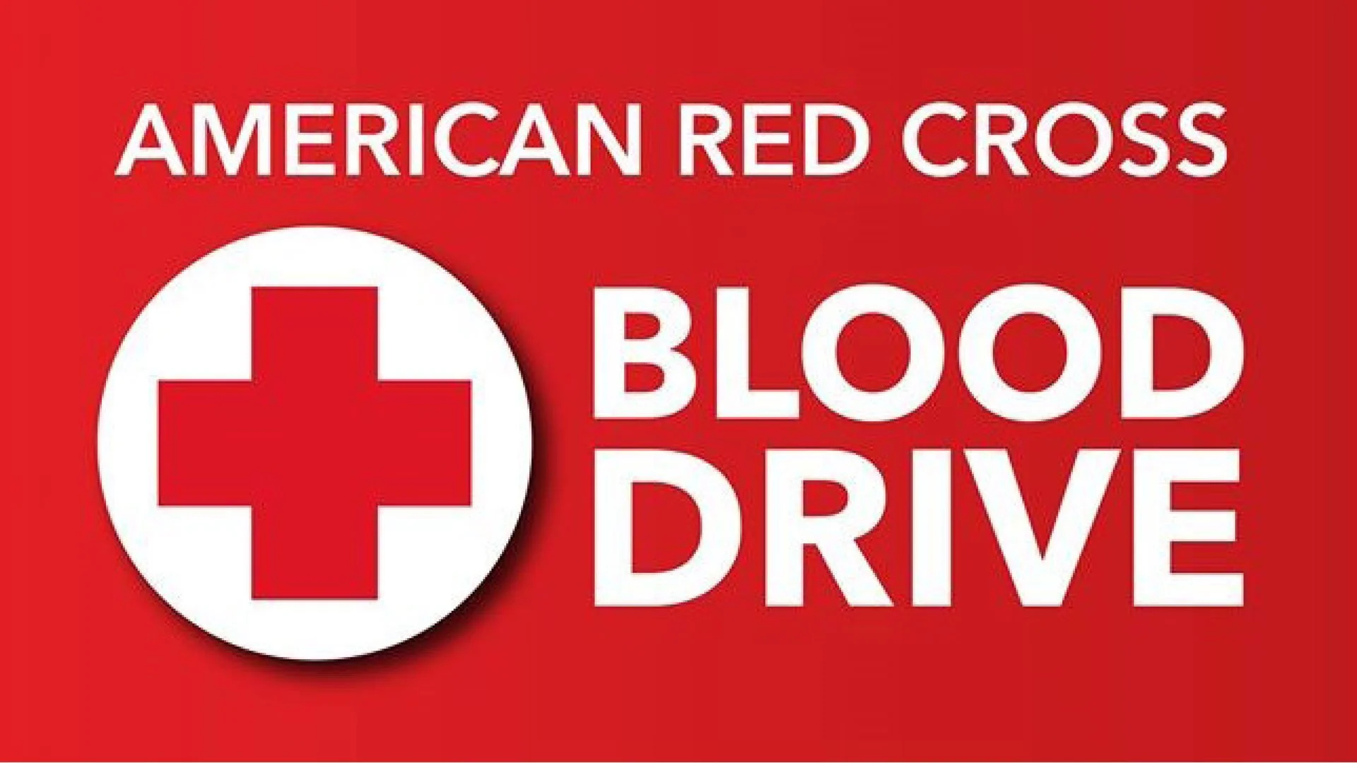 RED CROSS Blood Drive