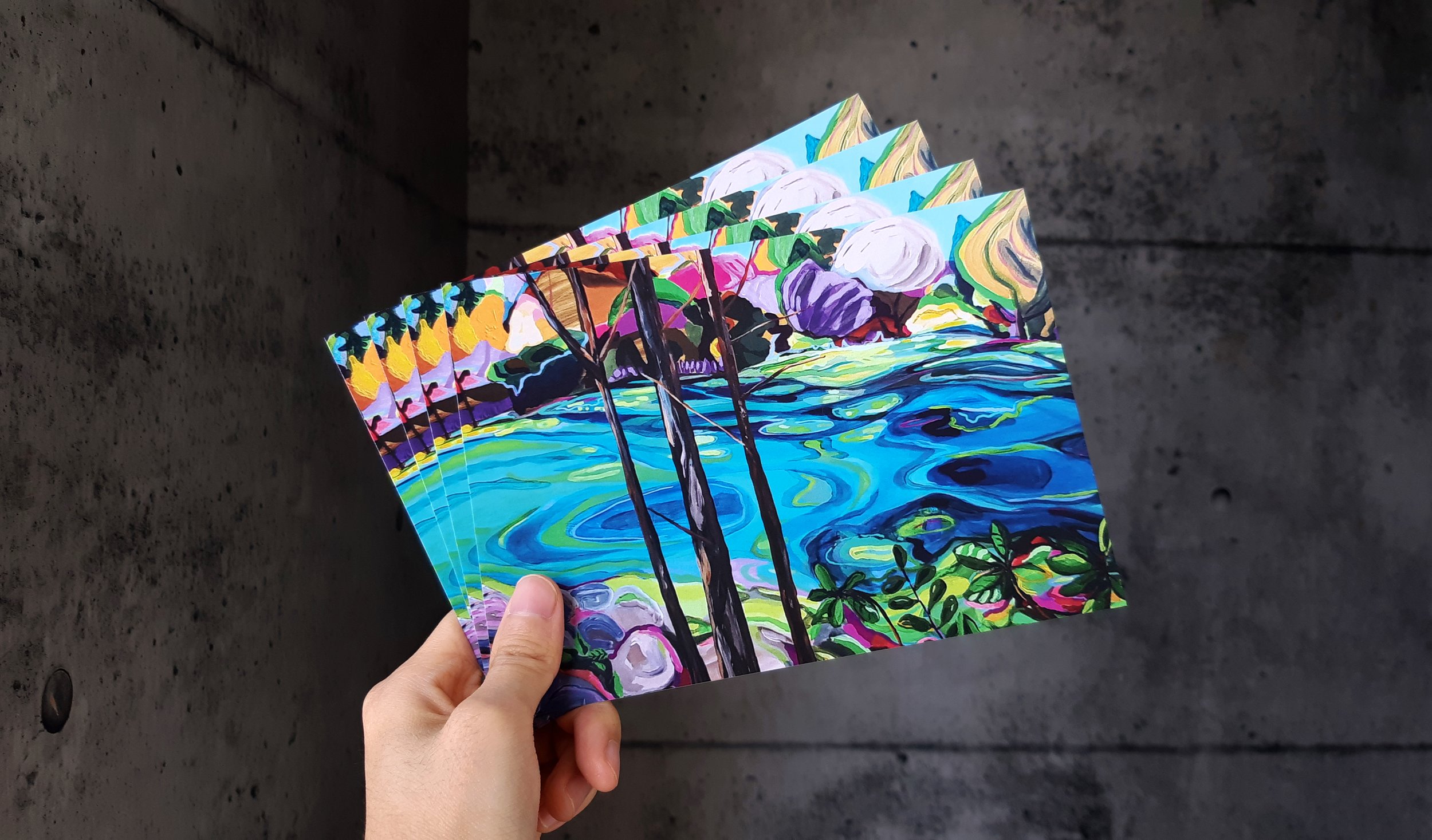 Postcards and greeting cards