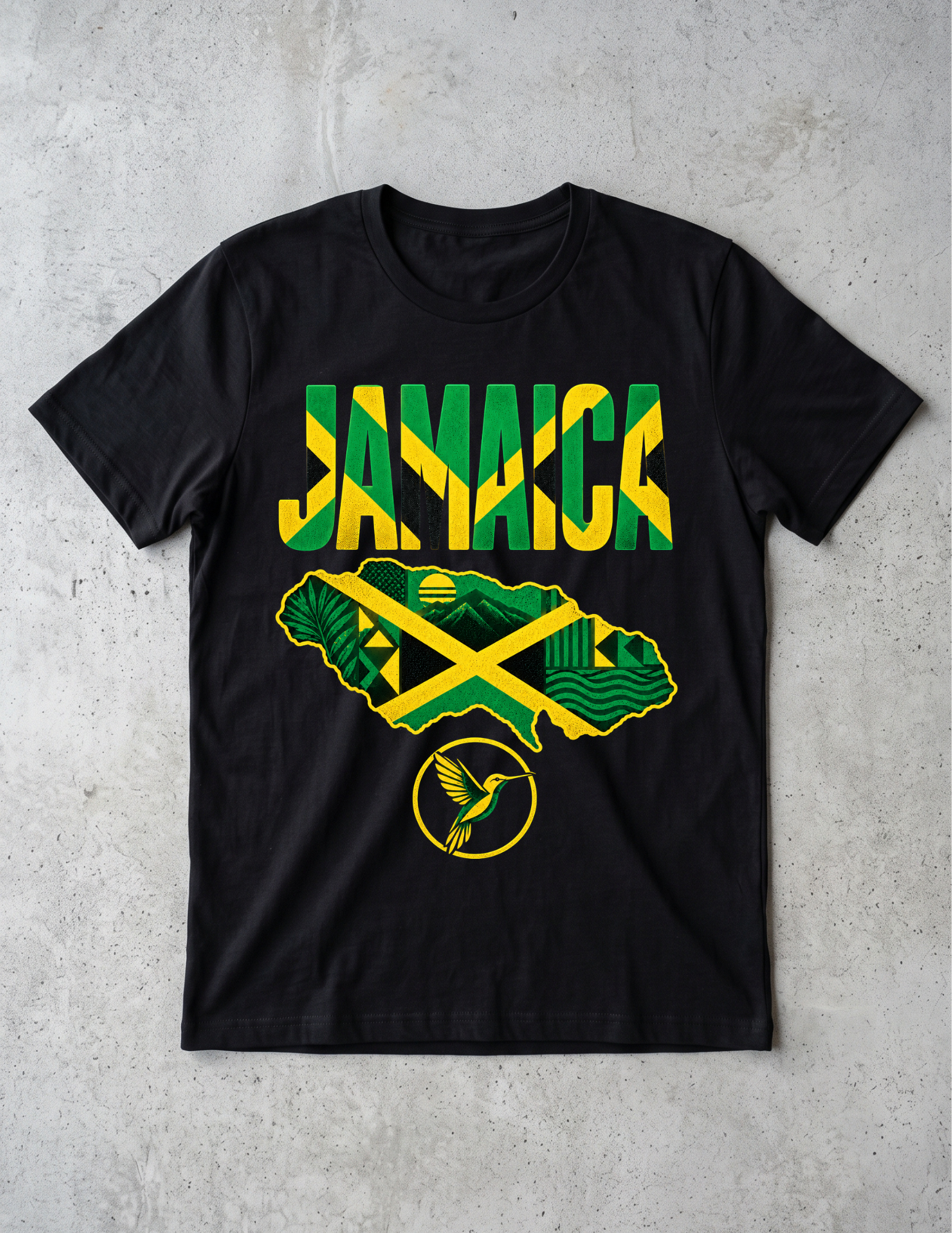 Jamaica — Heritage Map Tee