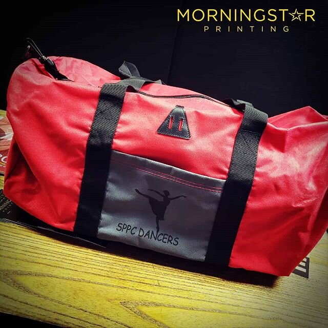 #Printing on Duffel bag by #Morningstarprinting #weprinteverything GET YOURS TODAY