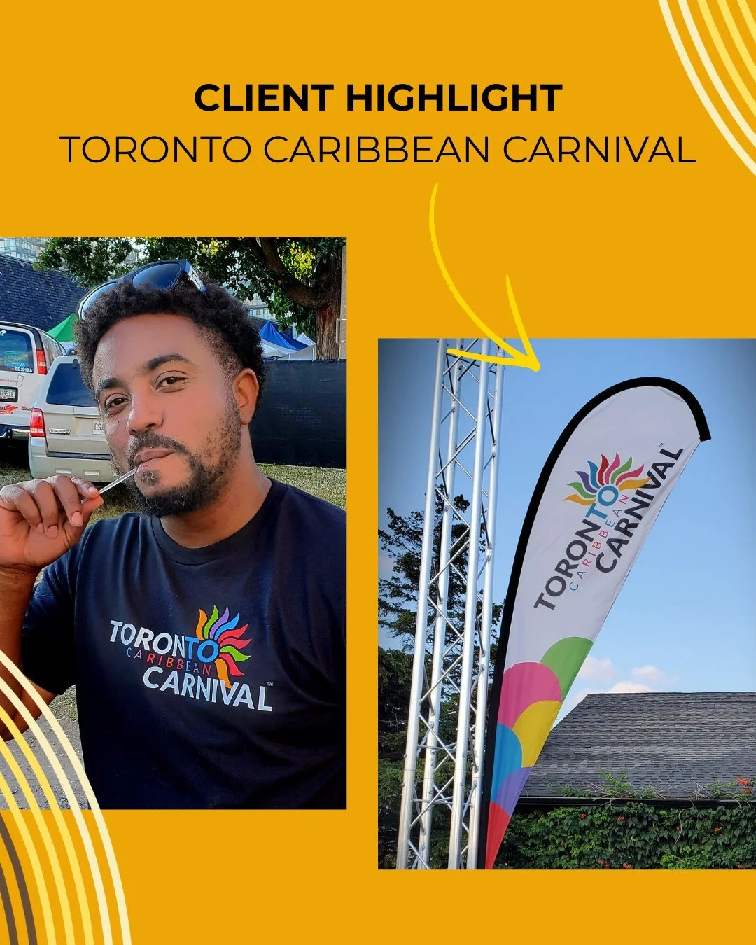 One of the most exciting local events that Morningstar was involved in was the Toronto Caribbean Carnival (@torontocarnival.ca). We had a great 5-year-long partnership with them that started when the president saw my flyer in a store by chance.

Here