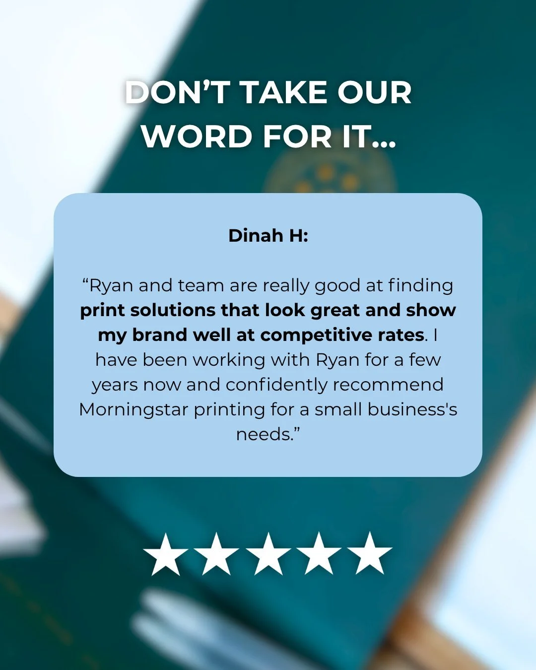 Any business owner can talk up their own services. As they should! But we know that sometimes, hearing from our printing clients can mean a whole lot more. So today, we&rsquo;ll let our Google reviews speak for themselves.

We&rsquo;re ready to boost