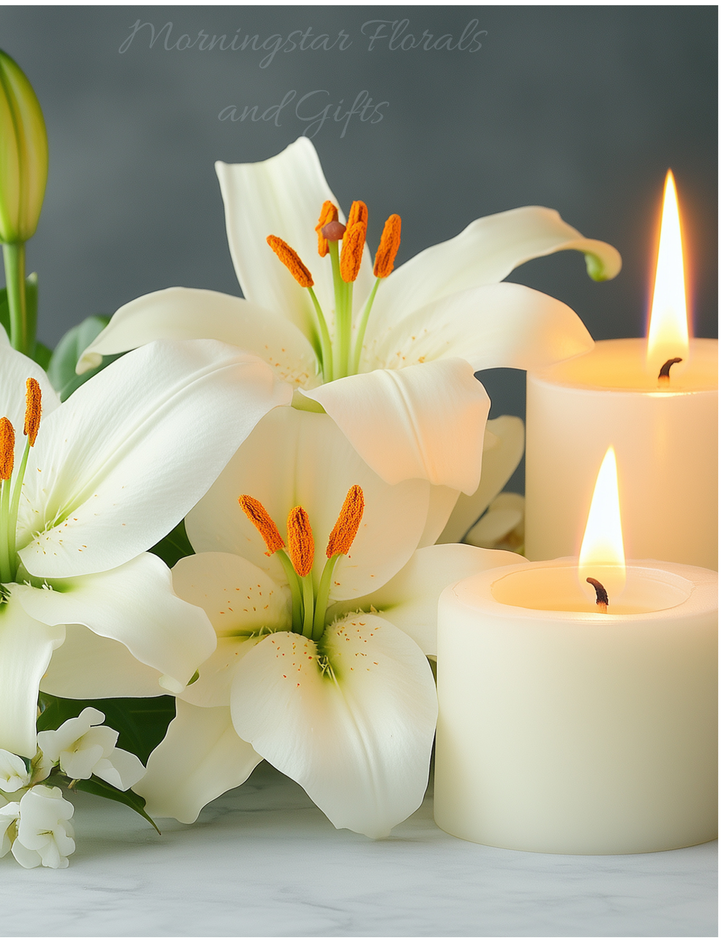 Sympathy floral arrangement 1