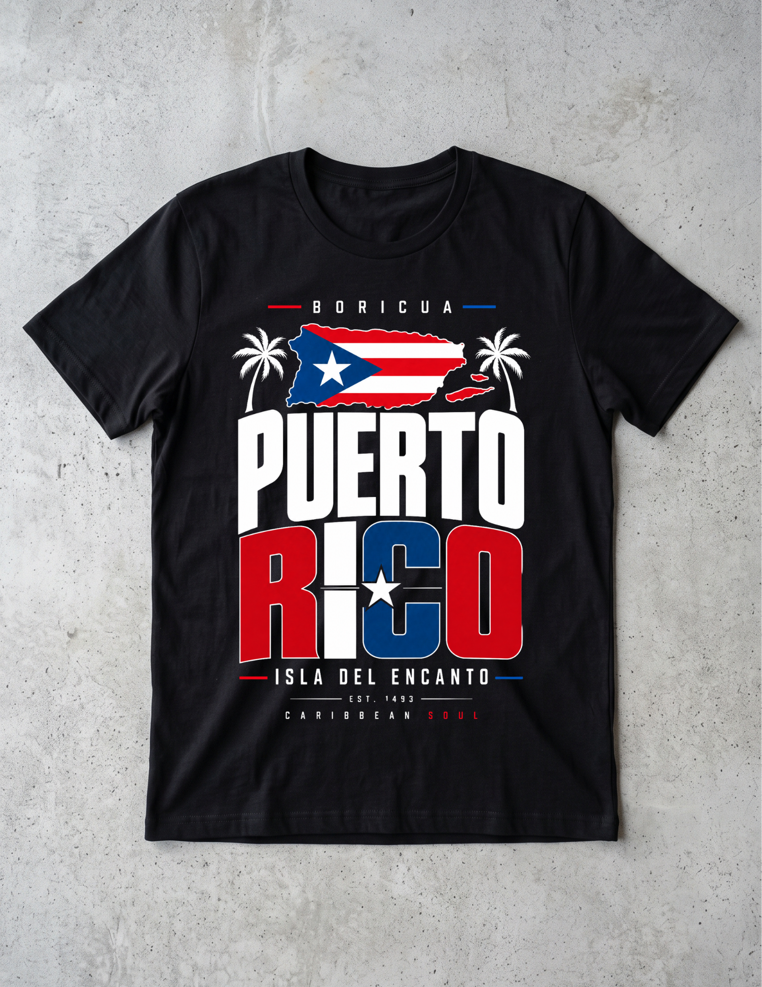 Puerto Rico — Boricua Tee