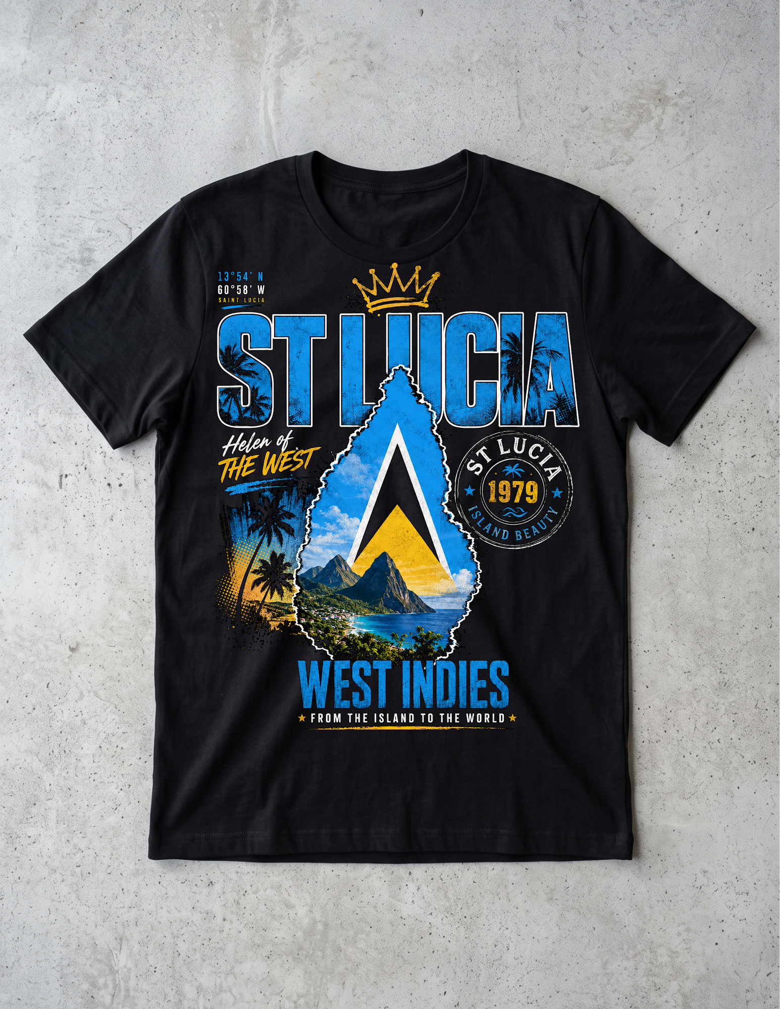Saint Lucia — Island Beauty Tee
