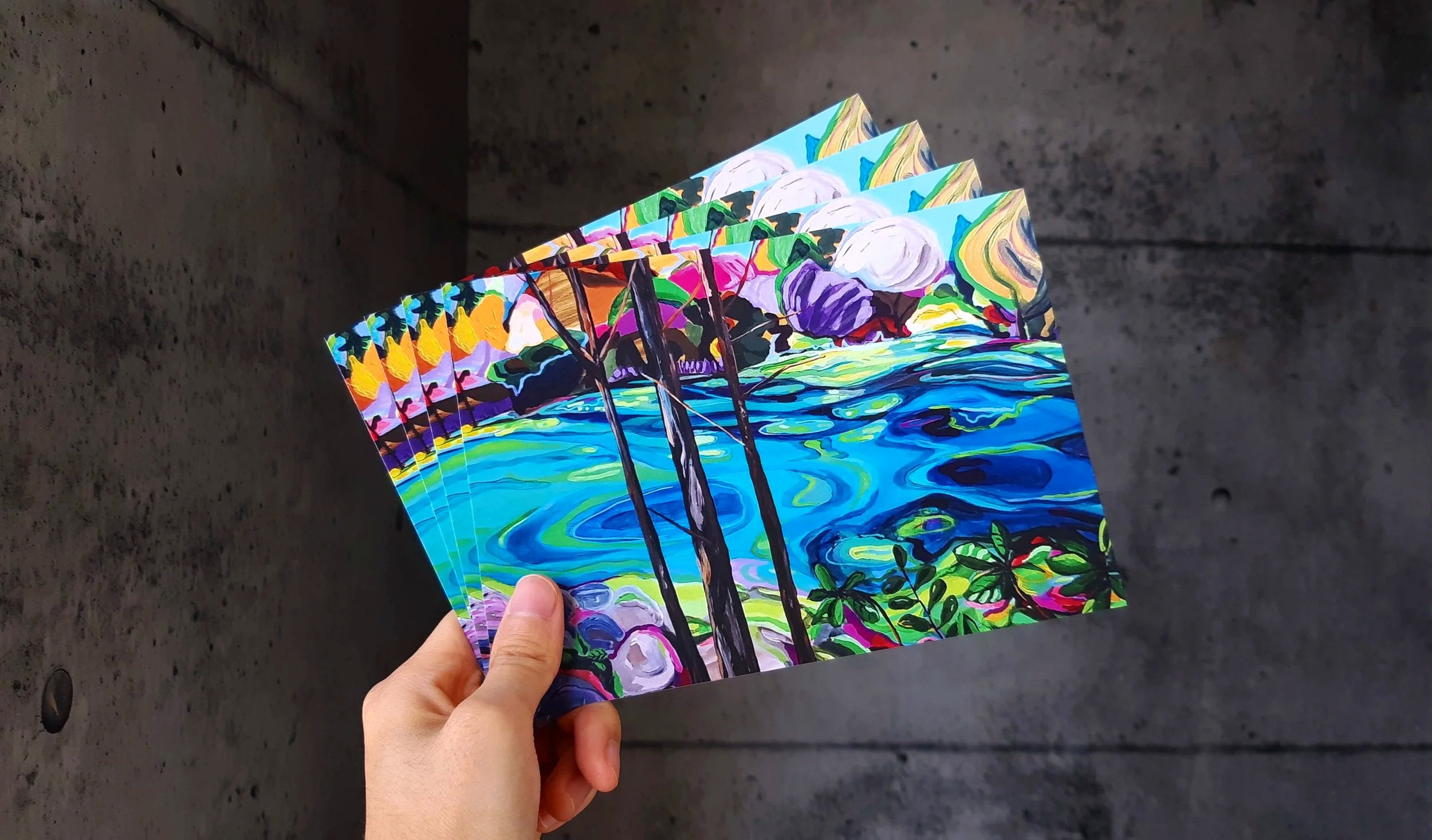 Postcards and greeting cards