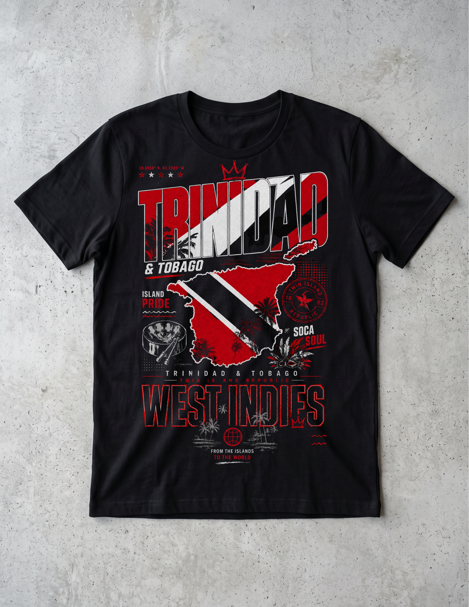 Trinidad & Tobago — Island Pride Tee